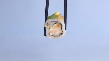 Prawns Tempura With Cream Cheese Sushi