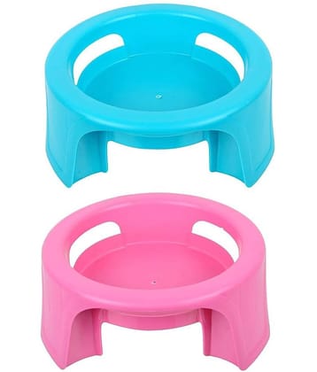 FIT4CHEF Multicolor Polypropylene Matka Stand ( Pack of 2 )