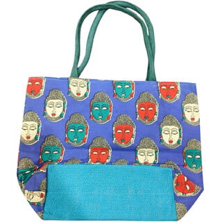 IMAGO womens hand bag Shoulder Bag (Blue, 31 L)