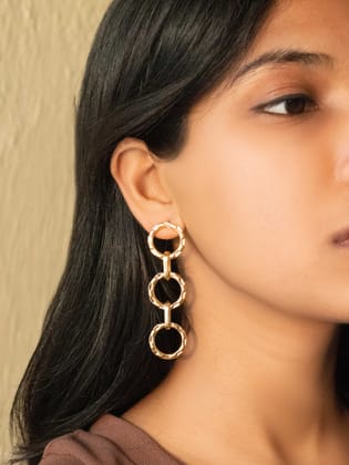 Ring O Ring Statement Earring