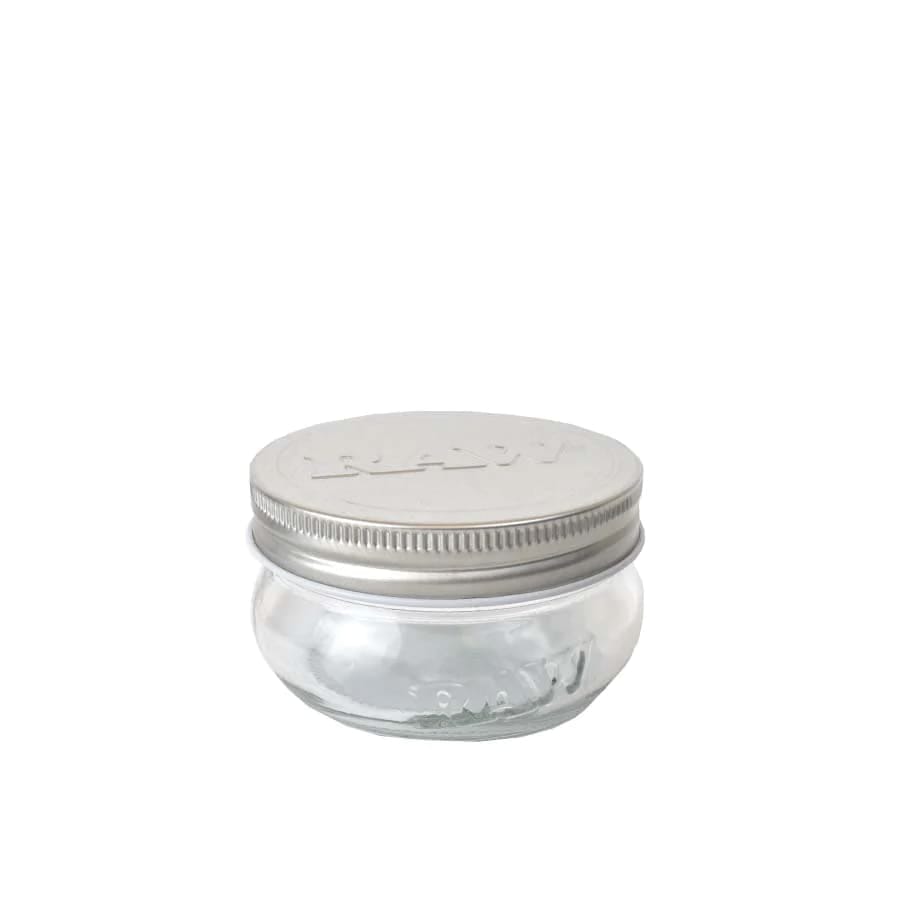 RAW Mason Jar with Tin Lid-6 oz