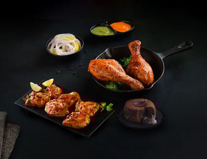 Any 2 Boxes Of Bhatti Chicken [FREE Gooey Choco Lava Cake]