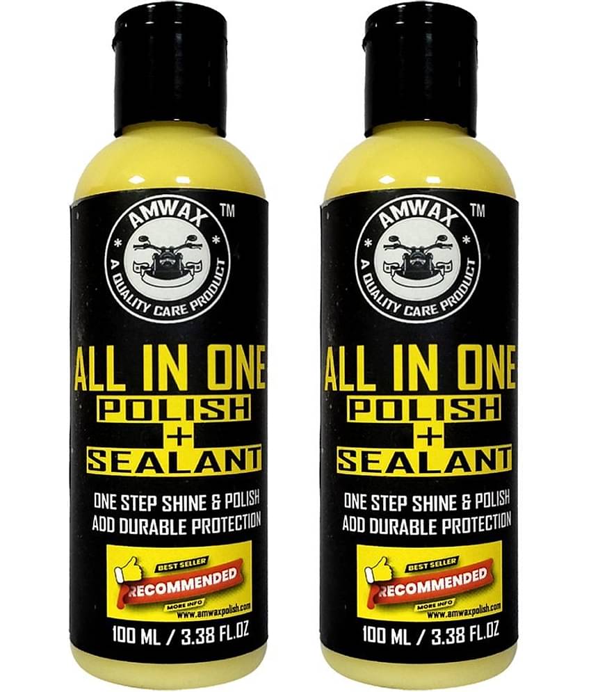 AMWAX - Finishing Metal Polish For All Cars & Motorbikes ( Pack of 2 )