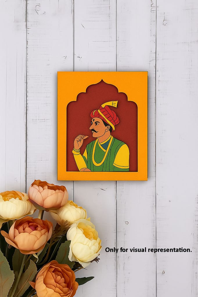 Dbeautify's DIY Royal Portrait MDF Wall Hanging
