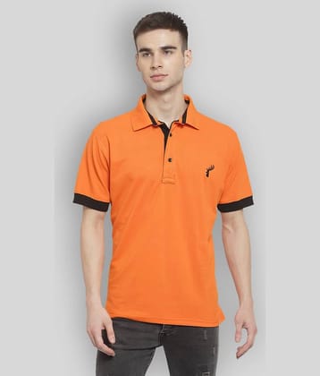 Uzarus White Cotton Solid Polo T-Shirt