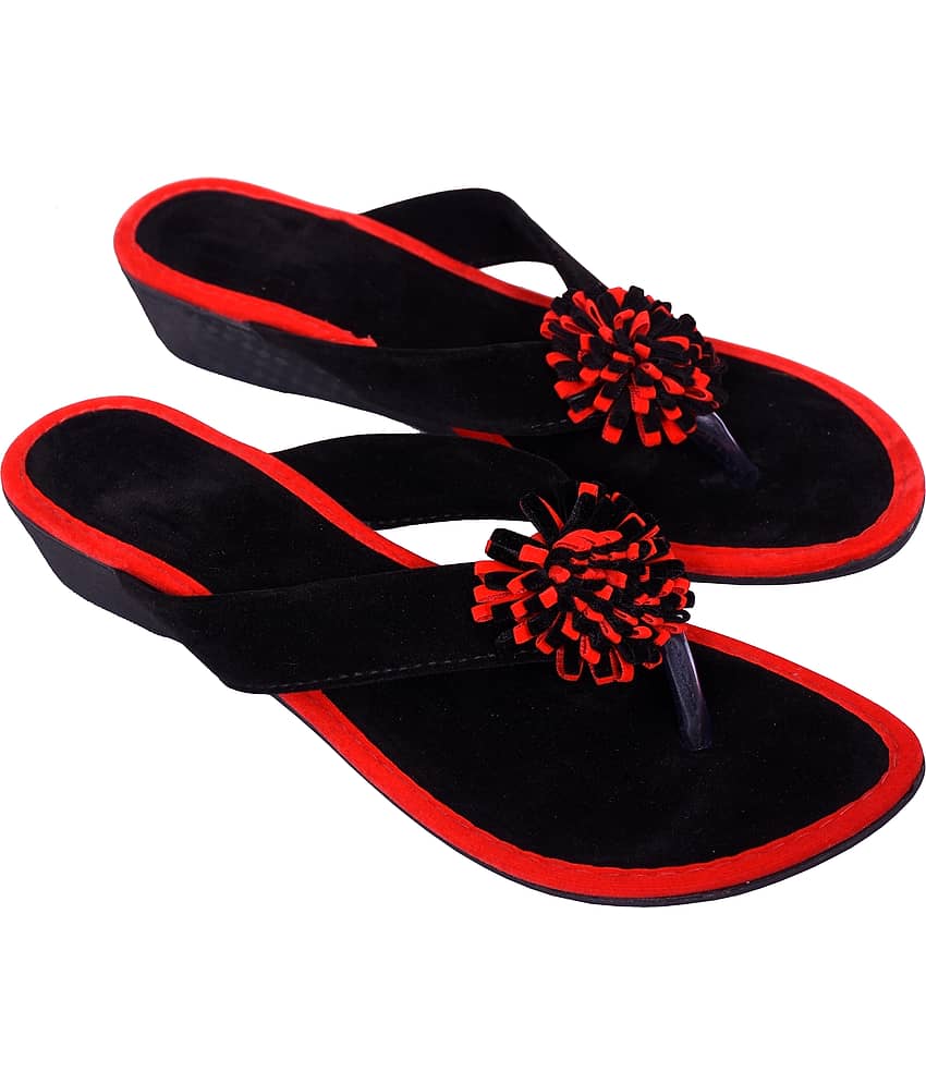 PM Traders Blue Women's Flats