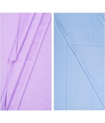 KUNDAN SULZ GWALIOR Multi Cotton Blend Unstitched Shirt pc Pack of 2 Shirt Piece