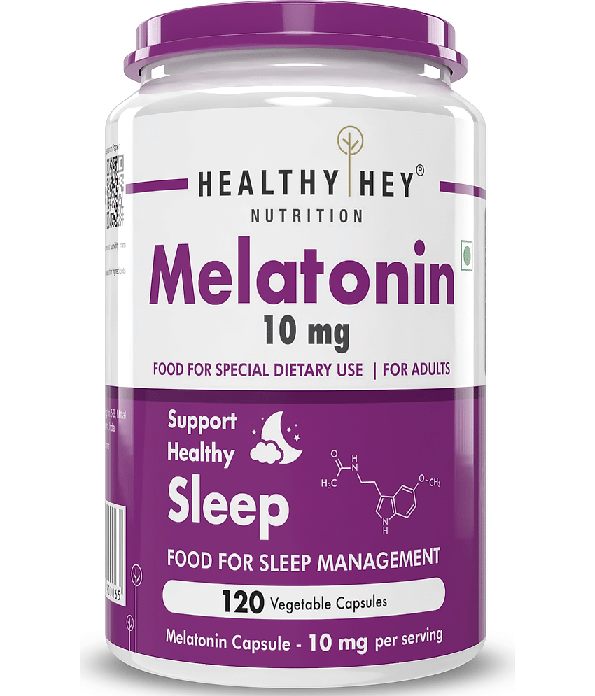 HEALTHYHEY NUTRITION Sleep Aid Melatonin 120 capsules 10 mg