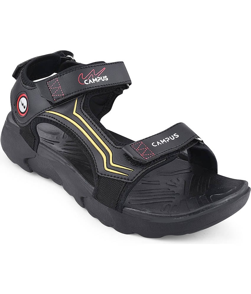 Campus - Black Men's Floater Sandals