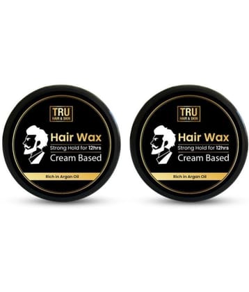 TRU HAIR & SKIN Hair Wax Cream For Men | Easy To Spread & Strong Hold For 12hrs (50gm Pack of 2)