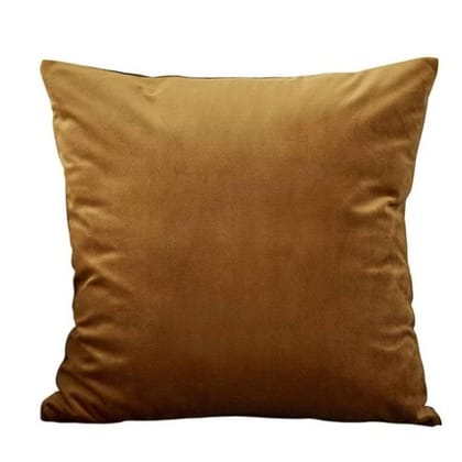 Bronze Velvet Cushion Cover-12 x 12 inches