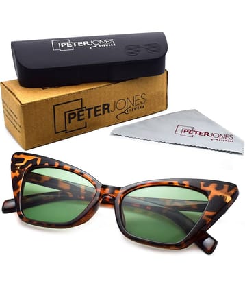 Peter Jones - Green Cat Eye Sunglasses Pack of 1