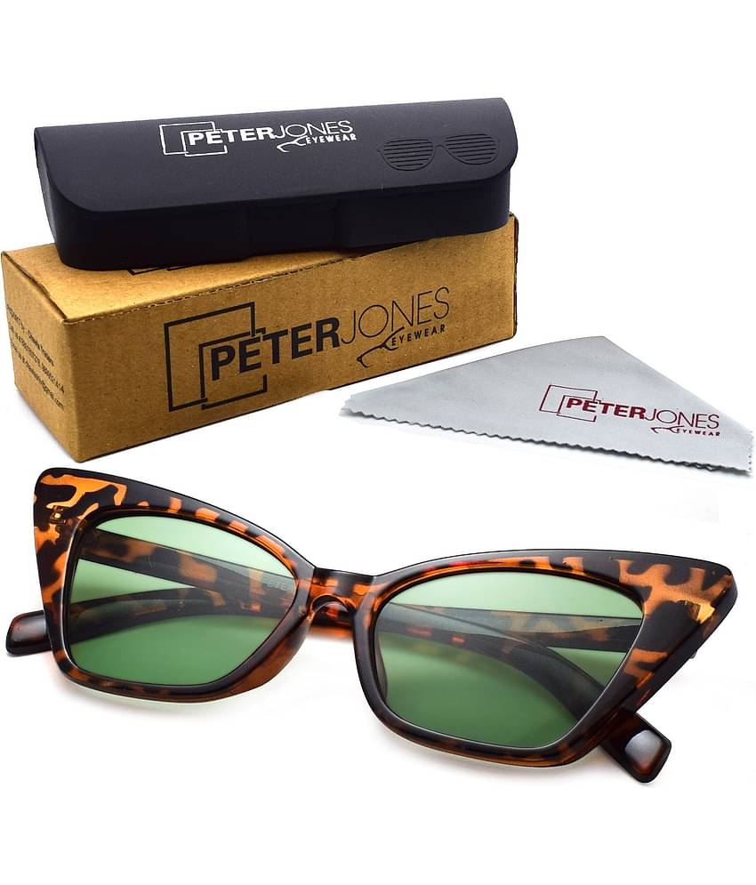 Peter Jones - Green Cat Eye Sunglasses Pack of 1