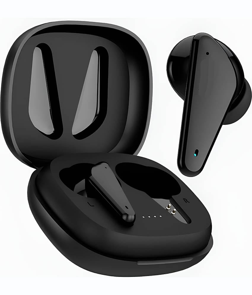 VEhop G007 Bluetooth True Wireless (TWS) In Ear 20 Hours Playback Low Latency IPX4(Splash & Sweat Proof) Black