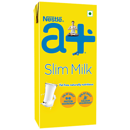 Nestle A+ Slim Skimmed Milk, 1 L Carton