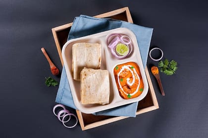 Chicken Lababdar Rumali Roti Lunchbox