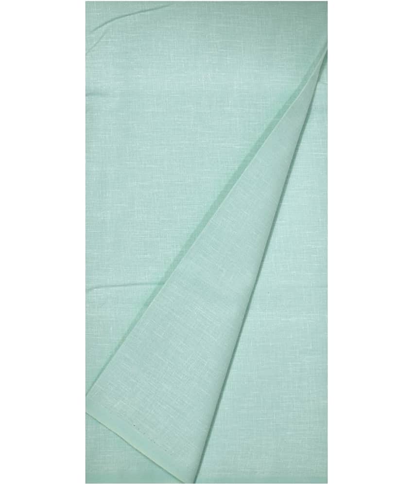 KUNDAN SULZ GWALIOR Blue Cotton Blend Unstitched Shirt pc