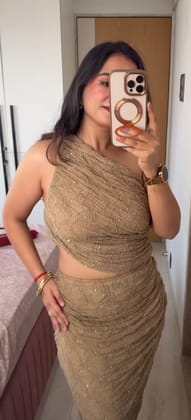 Melissa two piece set-Brown / XS