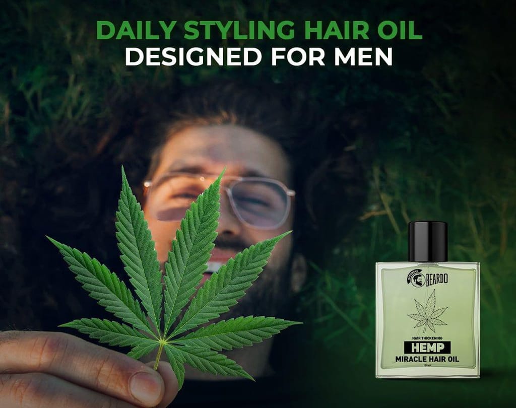 Beardo HEMP Styling Hair Oil For Men