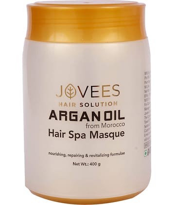 Jovees Herbal Argan Oil Hair Spa Masque Gives Smooth Hair For All Hair Type, 400gm (Pack of 1)