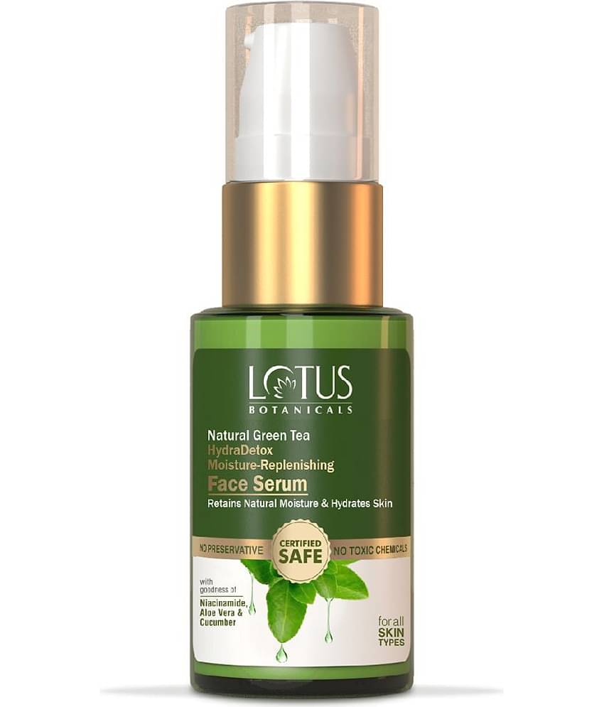 Lotus Botanicals Natural Green Tea HydraDetox Moisture-Replenishing Face Serum 30ml