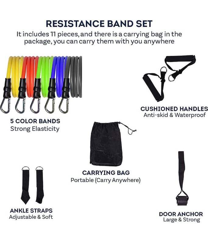 Rubber Pull String for Fully Body Workout Resistance Tube