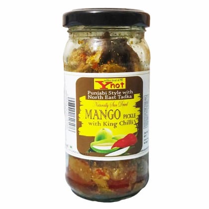 Y Not Mango Pickle with King Chilli - 180 gm - One glass jar Y Not Mango Pickle with King Chilli - 180 gm - One glass jar