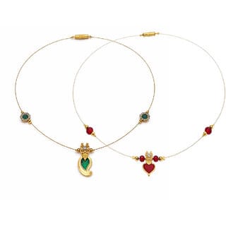 Invisible Chain 1 Layer, Green and Light Red Colour, 2 Qty