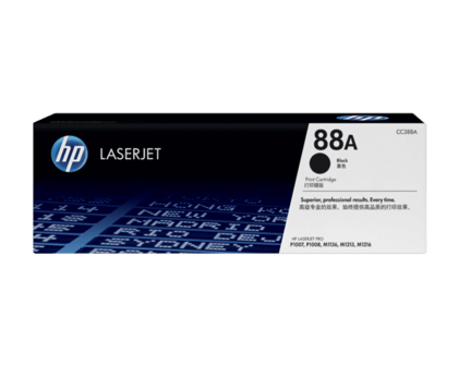 HP 88A 2-Pack Black Original LaserJet Toner Cartridges- CC388AD
