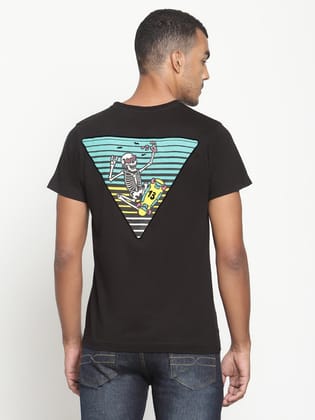 SUMMER-PUNK Black T-shirt-L / Black