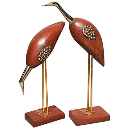 Swan Love Couple Pair Birds Showpiece