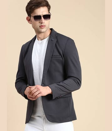 Showoff Cotton Blend Men's Blazer - Grey ( Pack of 1 )