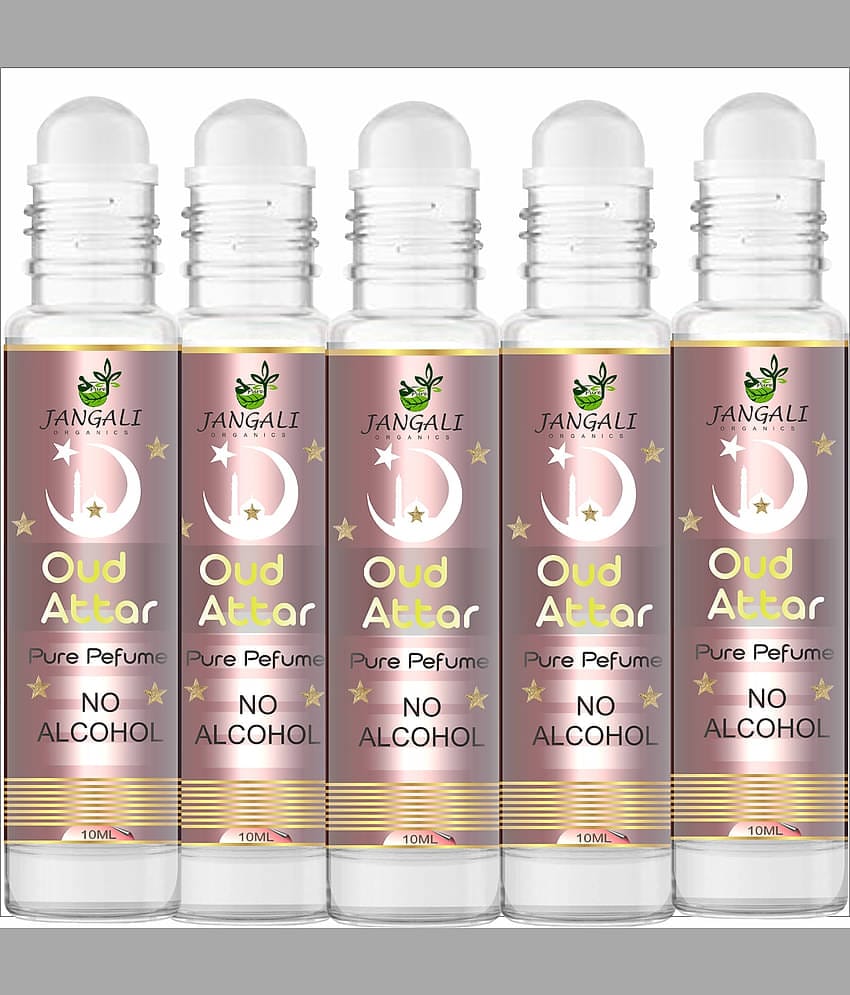 Pure Jangali Organics Oud Non- Alcoholic 50ml Attar ( Pack of 5 )