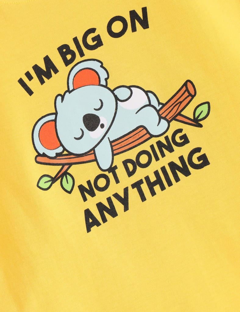 Exclusive Kids Boys T shirt Cotton Dandelion Yellow Not Doing Anything 2025 at ShopCircuit | OND Exclusive Kids Boys T shirt Cotton Dandelion Yellow Not Doing Anything 2025 at ShopCircuit | OND