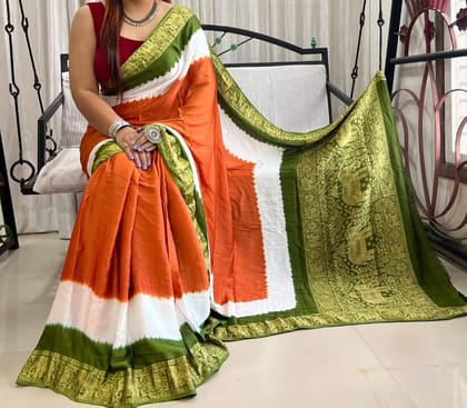 Zari Border Modal Silk Style 3-Zari Border