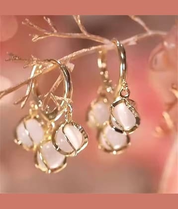 Thrillz Gold Drop Earrings ( Pack of 2 )