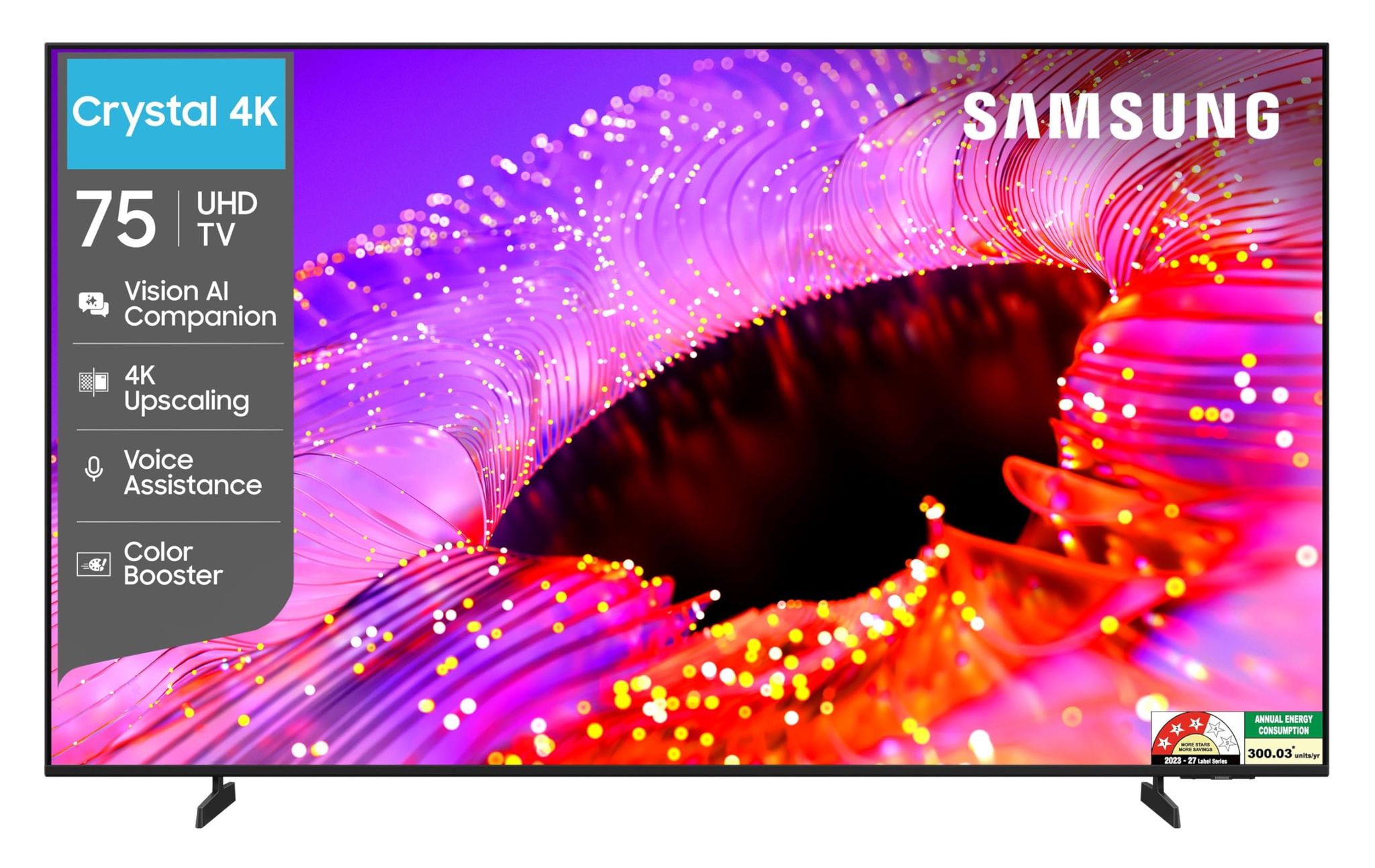 Samsung 75 inches Crystal UHD 4K Samsung Vision AI Smart TV UA75UE85AHULXL Samsung 75 inches Crystal UHD 4K Samsung Vision AI Smart TV UA75UE85AHULXL - Black / 75 inches