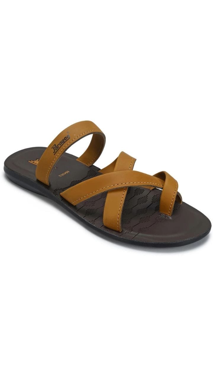 Paragon styles man sandals Color - Brown, Size - 7