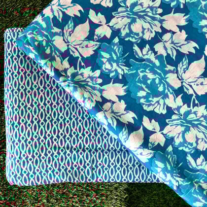 Pure cotton top and bottom set (2.5 mtr top, 2.5 mtr bottom)-As shown in picture / 2.5 mtr each / Pure cotton
