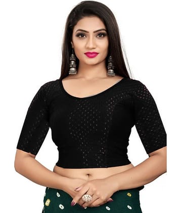 Laadli Black Readymade without Pad Cotton Blend Women's Blouse ( Pack of 1 )