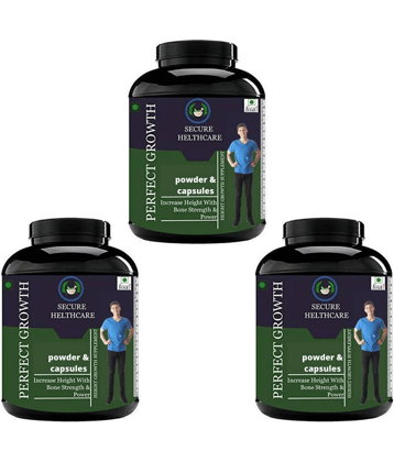 Secure Healthcare Perfect Growth Plain Flavor 0.3 kg Powder Pack of 3