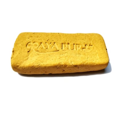 MAYAPURI Original Gopi Chandan Tilak Mati/Tilaka Mitti for Tika, Tilak for forehead (Yellow, Pack of 1)