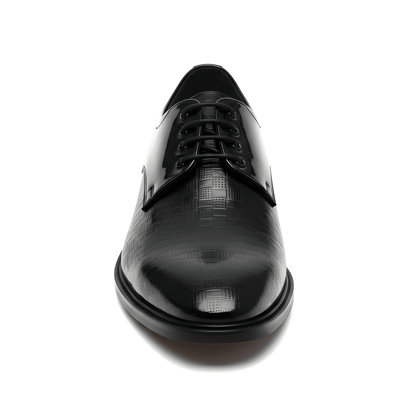 WUGO::Latest Classic Black Oxford Formal Shoes for Men & Boys | Premium Lace-Up Office Wear Shoes | Classic Design, Comfortable Fit & Durable Finish for Daily Business Use
