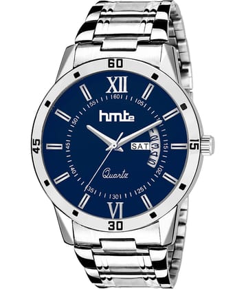 HMTe - Silver Metal Analog Men's Watch