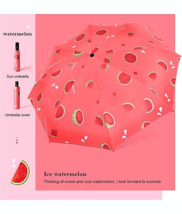 KEKEMI Red 3 Fold Umbrella