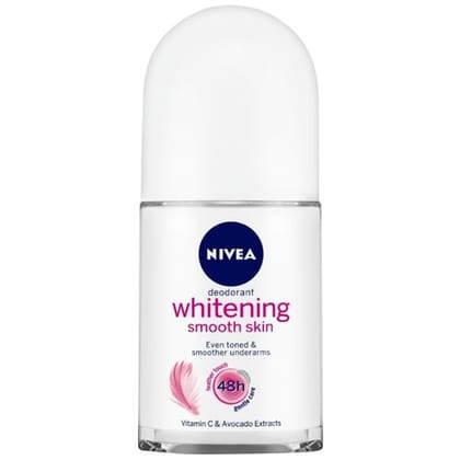 Nivea Deodorant Roll-on, Whitening Smooth Skin, 50 ml