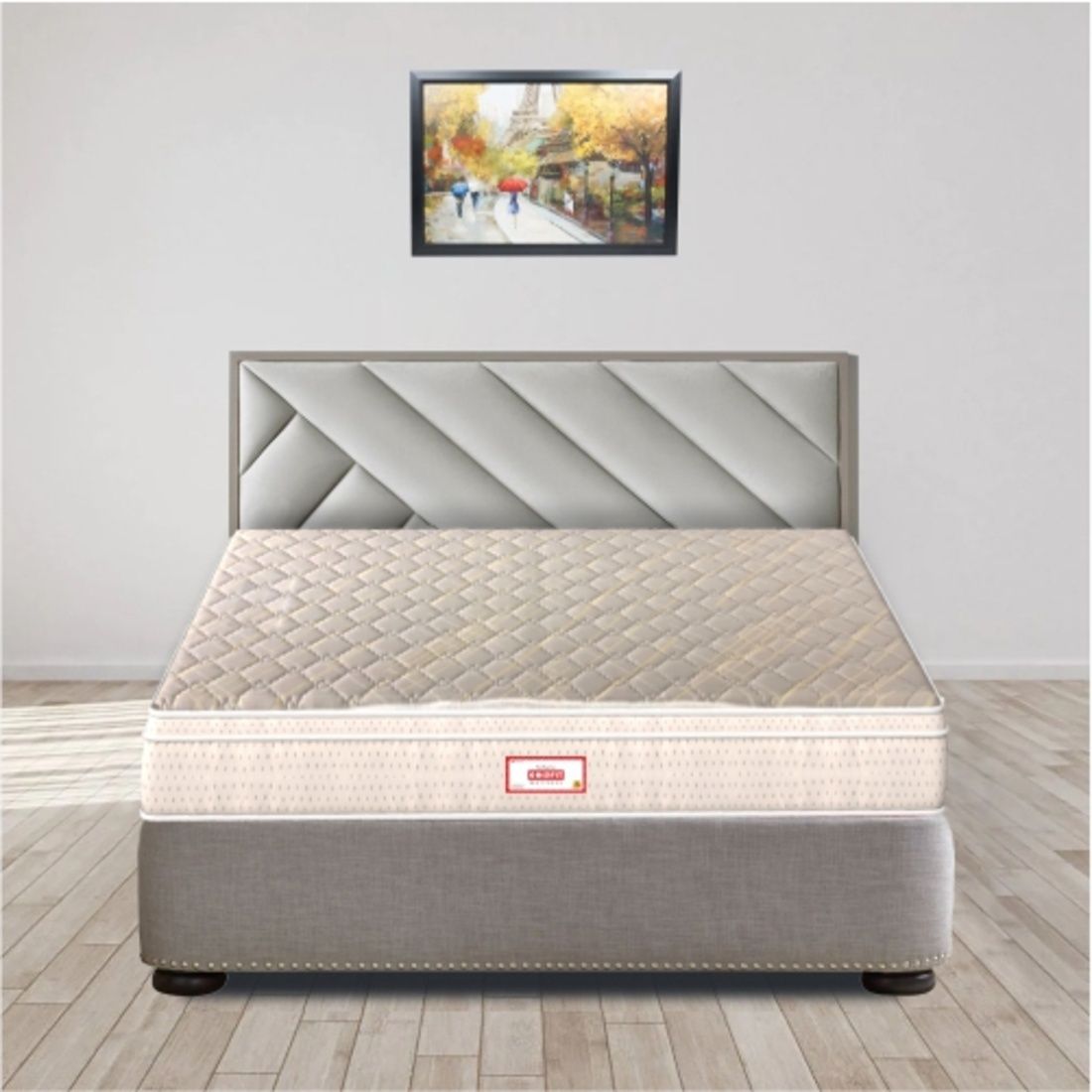 Coirfit Spine Fine Orthopedic Euro Top With Rebotech Technology 5 Inch Double Size Bonded Foam Mattress (72X48 Inches) Premium Knitted Fabric, Soft Relax | 5-Year Warranty
