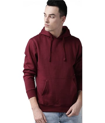 Galatea Fleece Hooded Men's Sweatshirt - Maroon ( Pack of 1 )