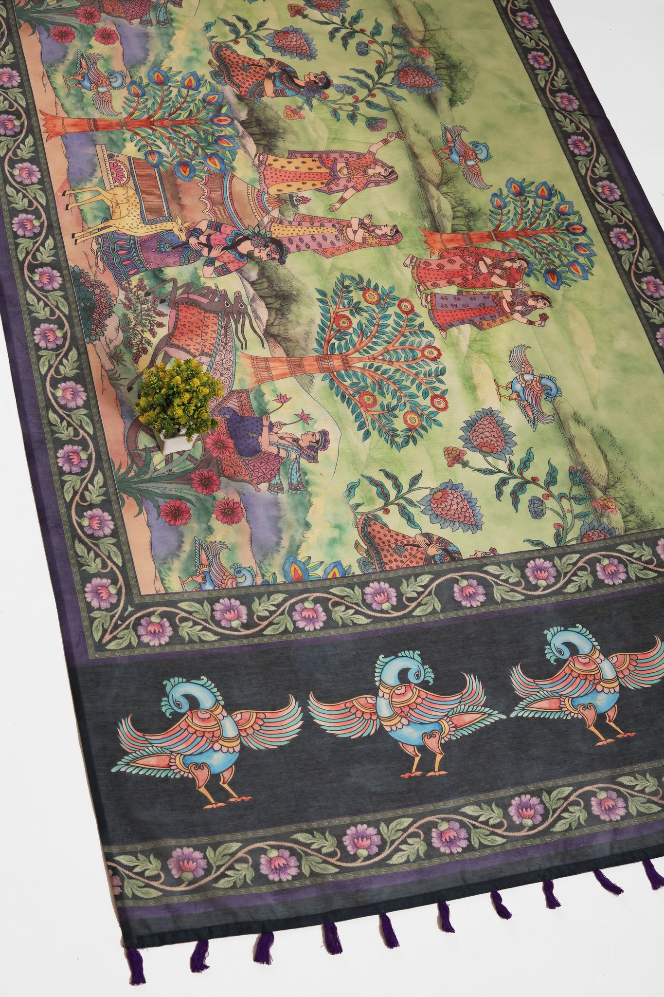 Madhuban Chanderi Saree