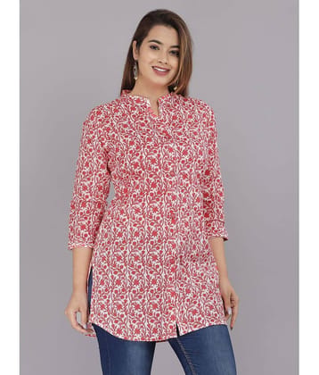 HIGHLIGHT FASHION EXPORT Women's Cotton Regular Top ( Peach )